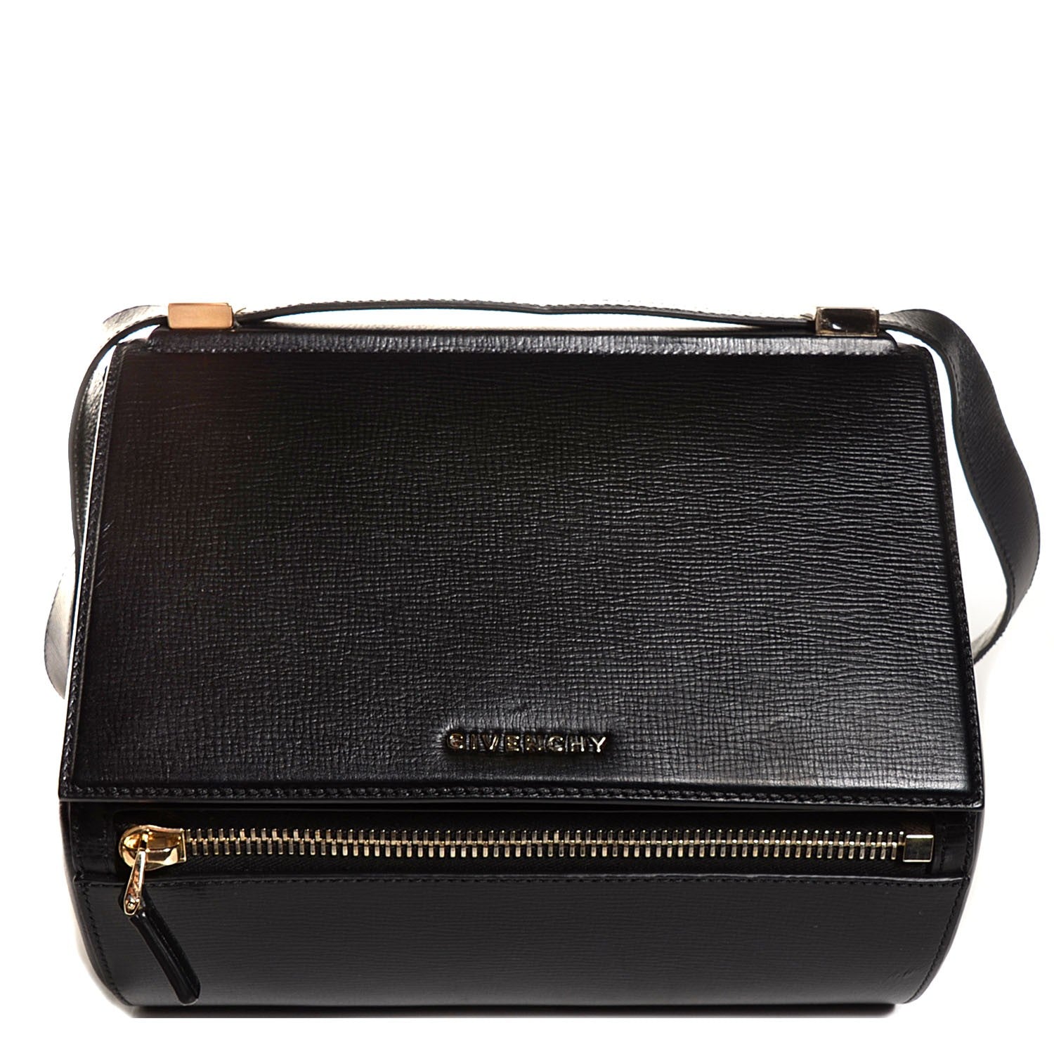 Givenchy Textured Calfskin Medium Pandora Box Crossbody Bag Black 1 of 9
