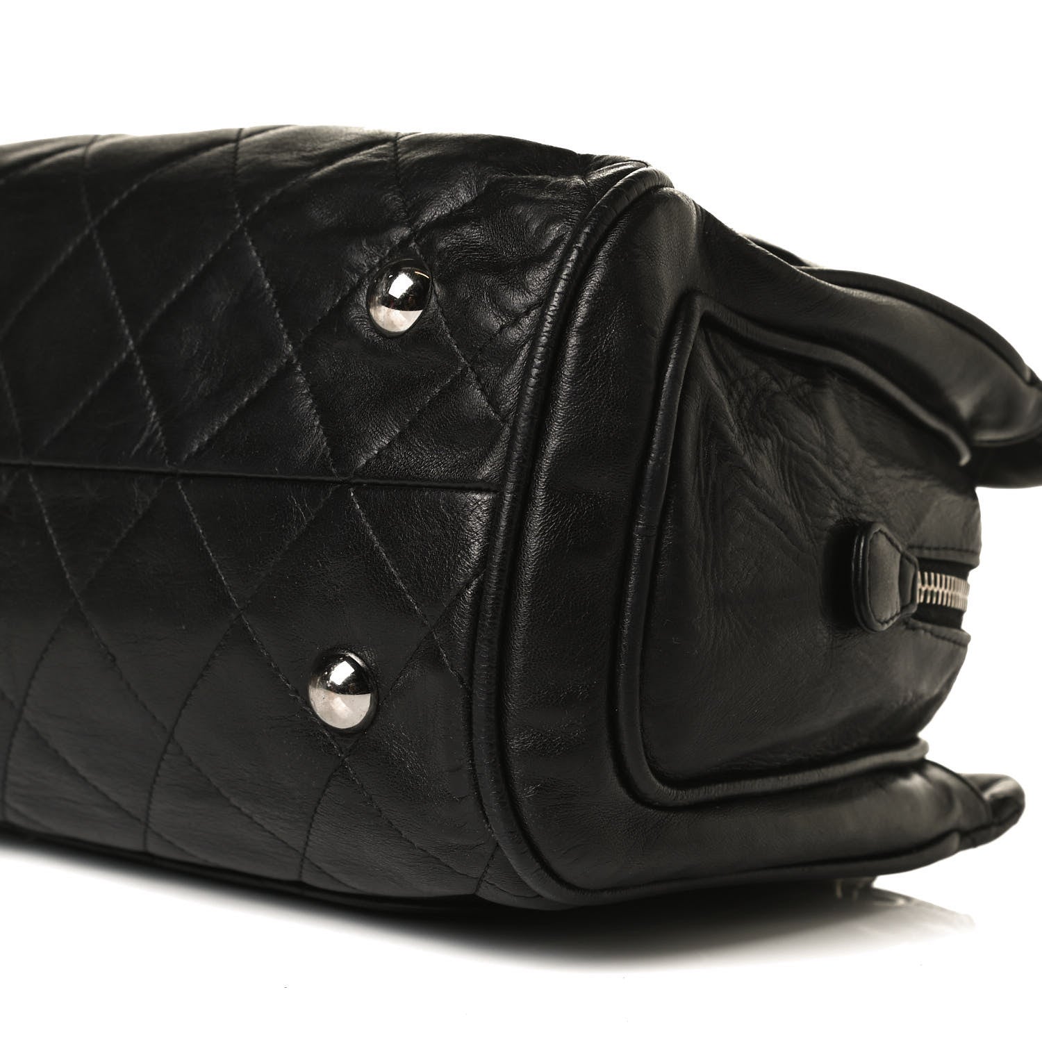Chanel Lambskin Bijoux Chain Shopping Tote Black 10 of 13