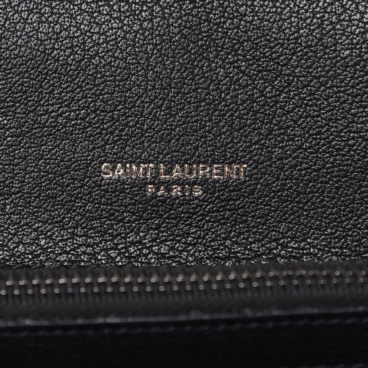 Saint Laurent Sheepskin Matelasse Chevron Monogram Medium College Bag Black 7 of 11