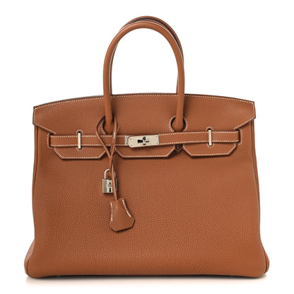 Hermes Togo Birkin 35 Gold 1 of 13