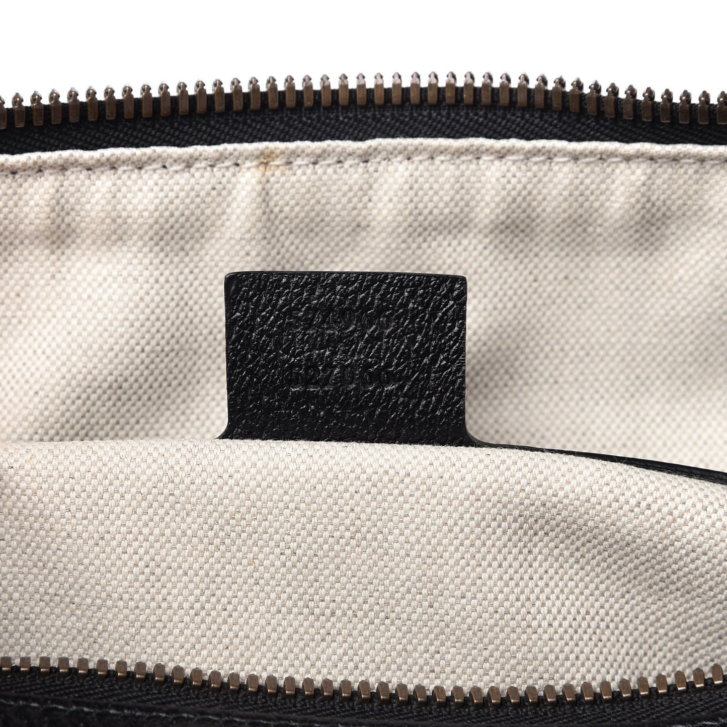 Velvet GG Monogram Textured Calfskin Web Medium Duffle Bag Brown Black