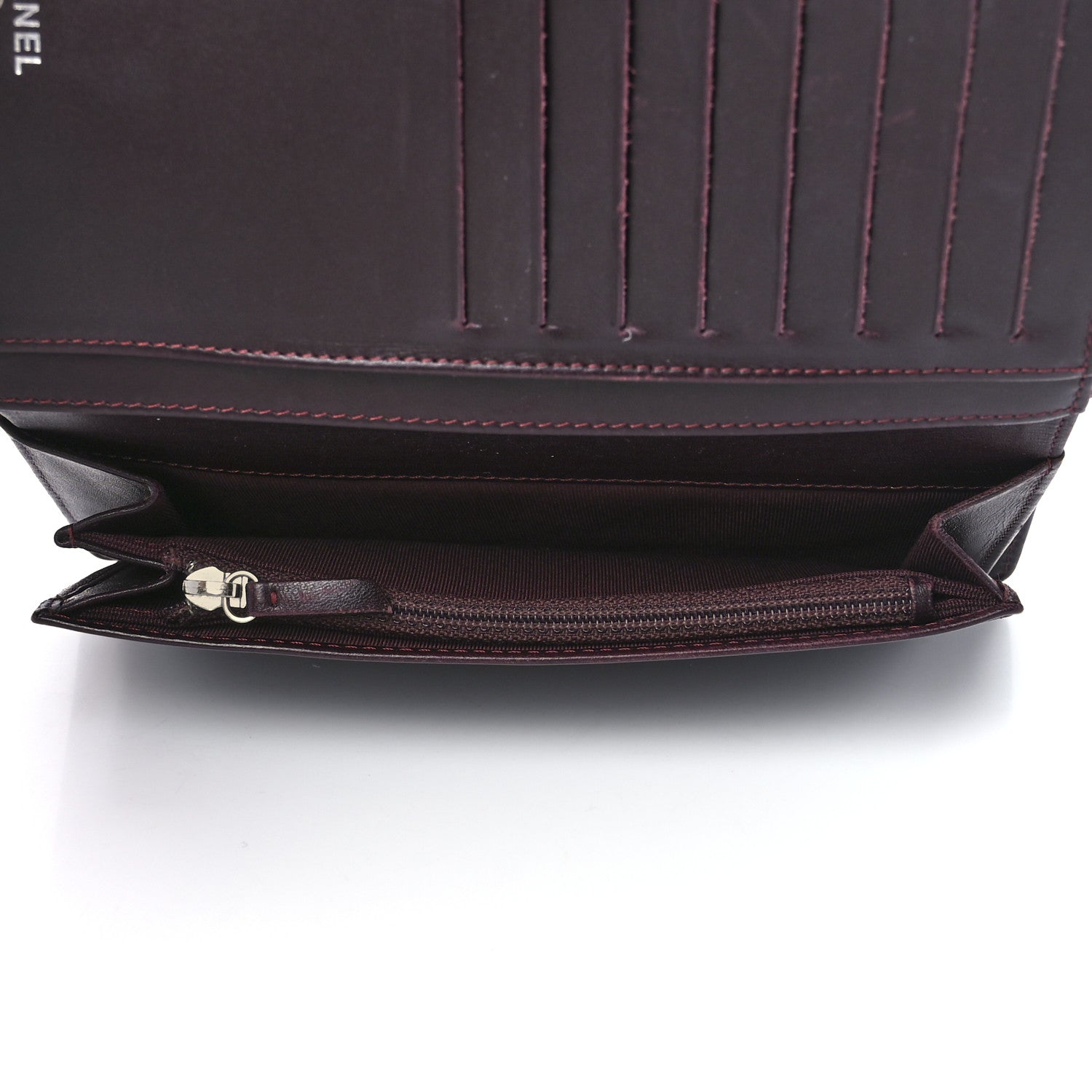 Chanel Caviar Quilted Yen Wallet Black 4 of 14