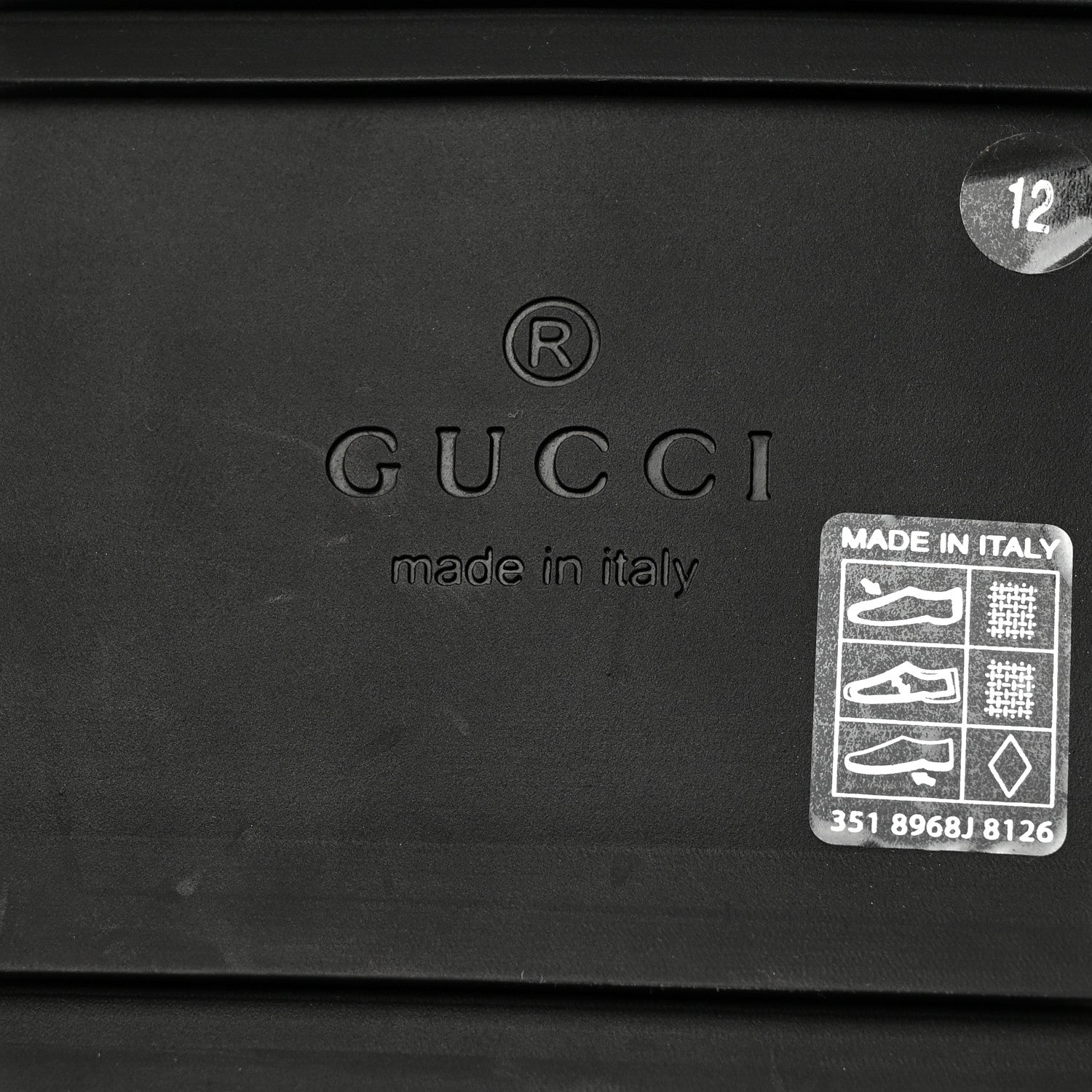 Gucci Econyl Nylon Demetra GG Monogram Mens Off the Grid Slide Sandals 12 Black 6 of 8