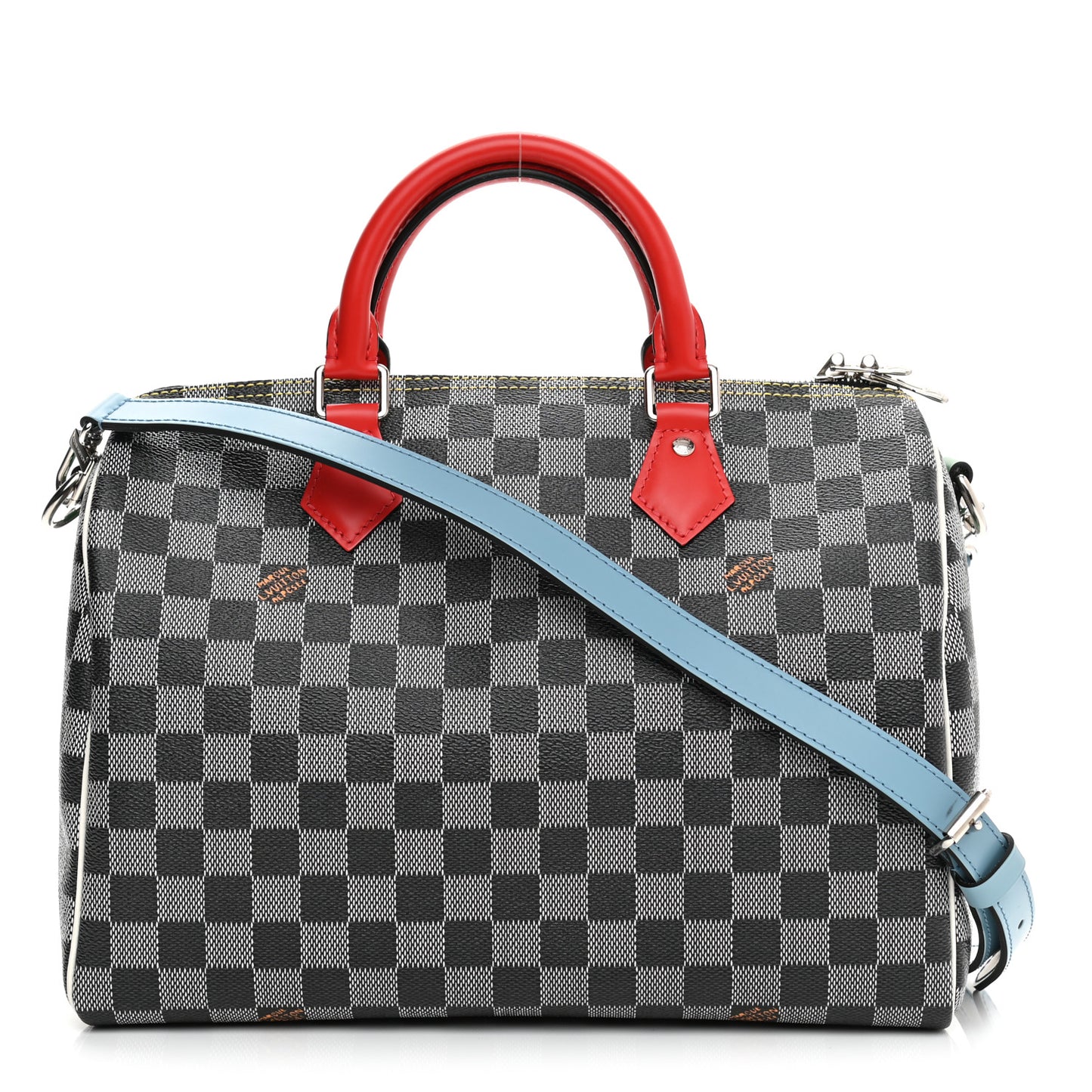 Damier Speedy Bandouliere 30 Black White