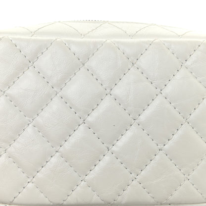 Chanel Aged Calfskin Quilted Mini Reissue Camera Case White 13 of 13