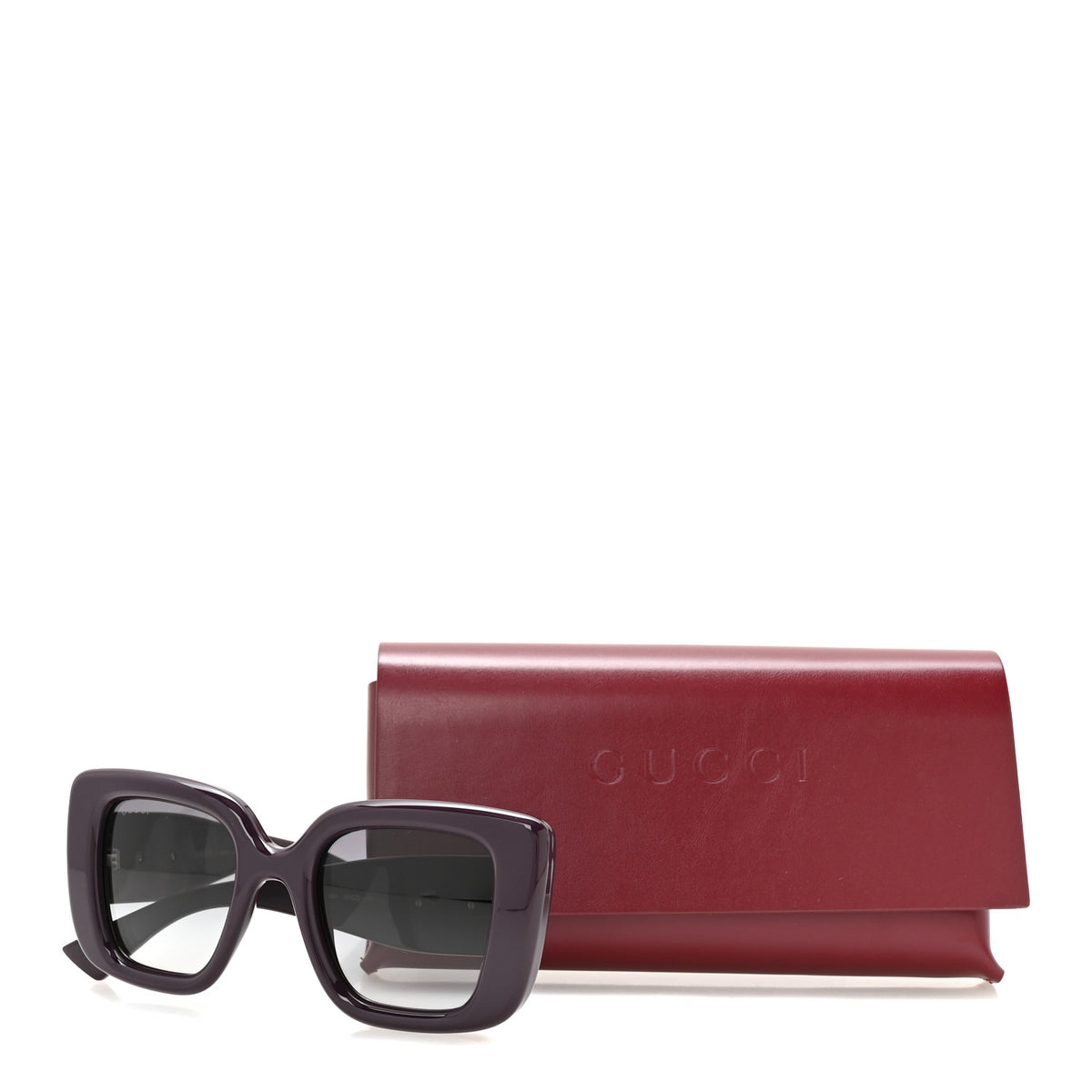 Acetate Square GG Marmont Logo Sunglasses GG1975S Purple