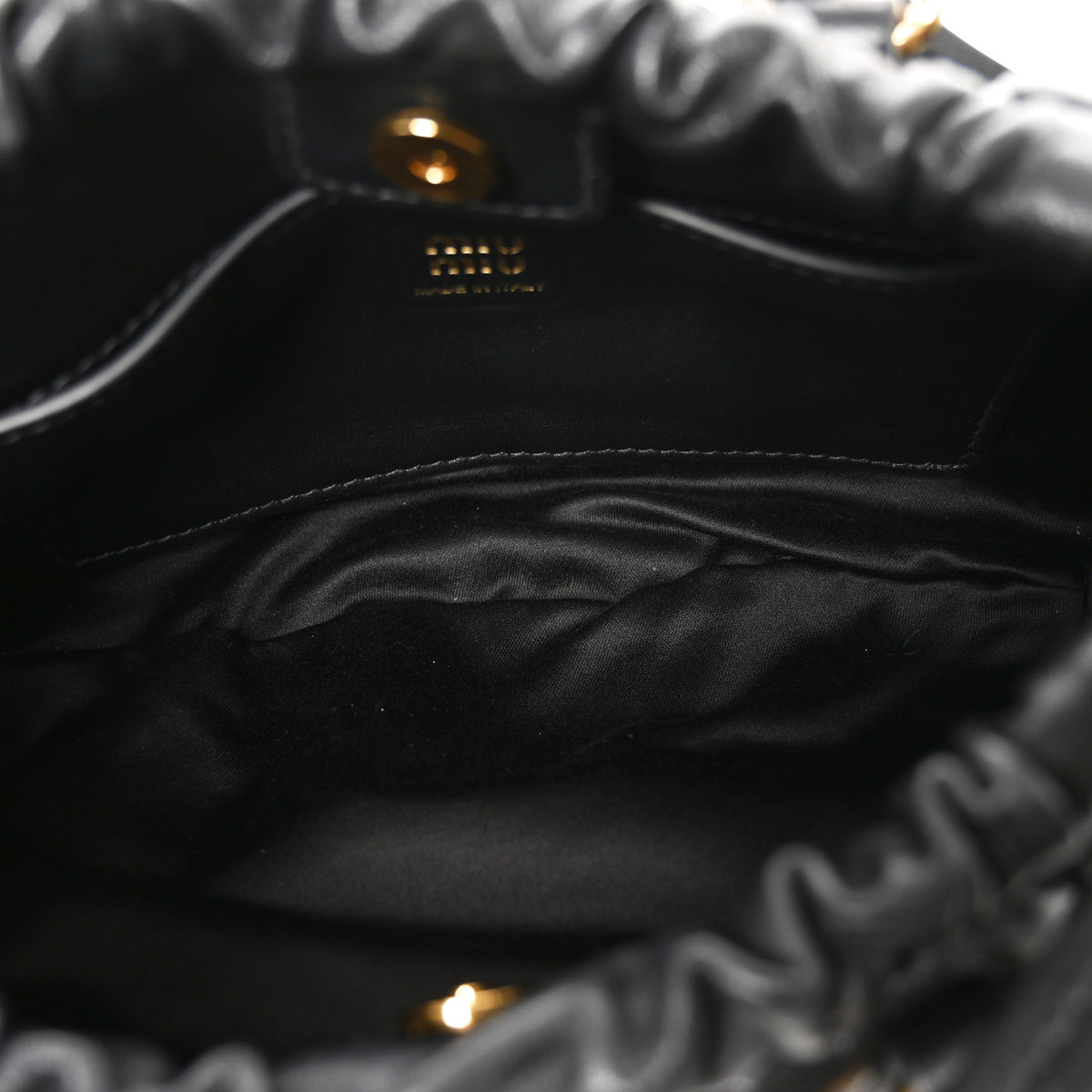 Nappa Mini Joie Shoulder Bag Black