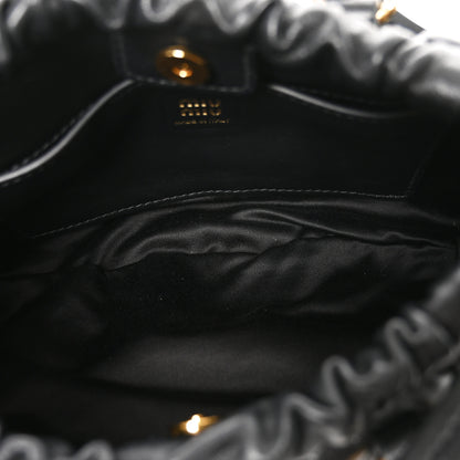 Miu Miu Nappa Mini Joie Shoulder Bag Black 5 of 9