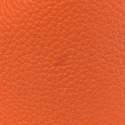 Hermes Taurillon Clemence Picotin Lock 26 GM Orange 8 of 9
