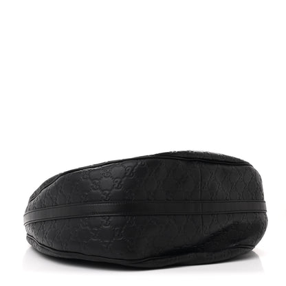 Gucci Guccissima Large GG Twins Hobo Black 4 of 10