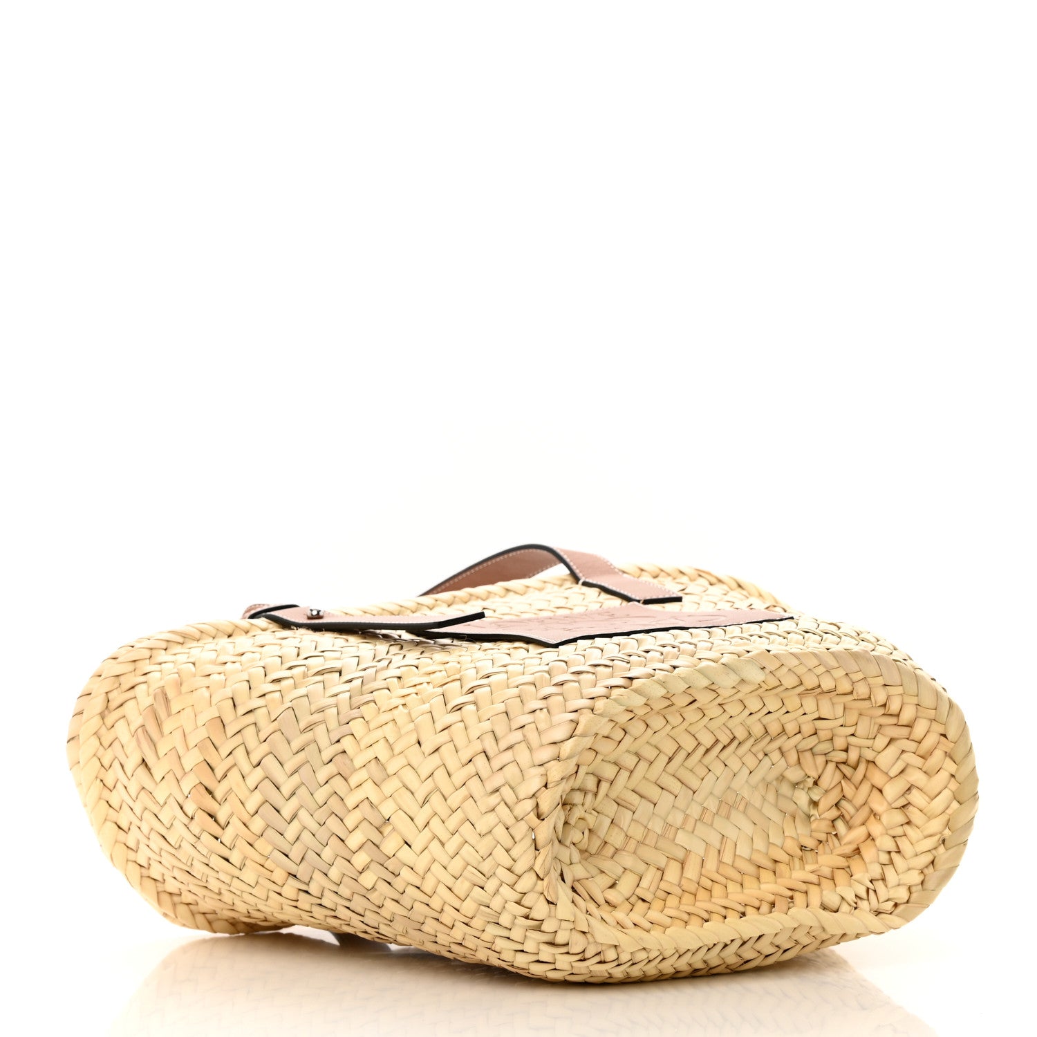 Loewe Raffia Basket Tote Bag Natural Tan 4 of 11