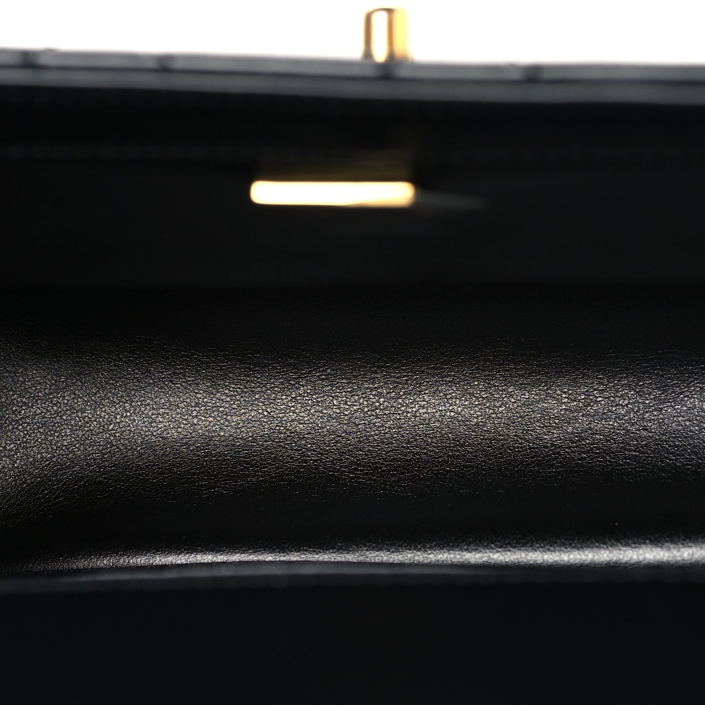 Calfskin Quilted Mini Perfect Fit Flap Black