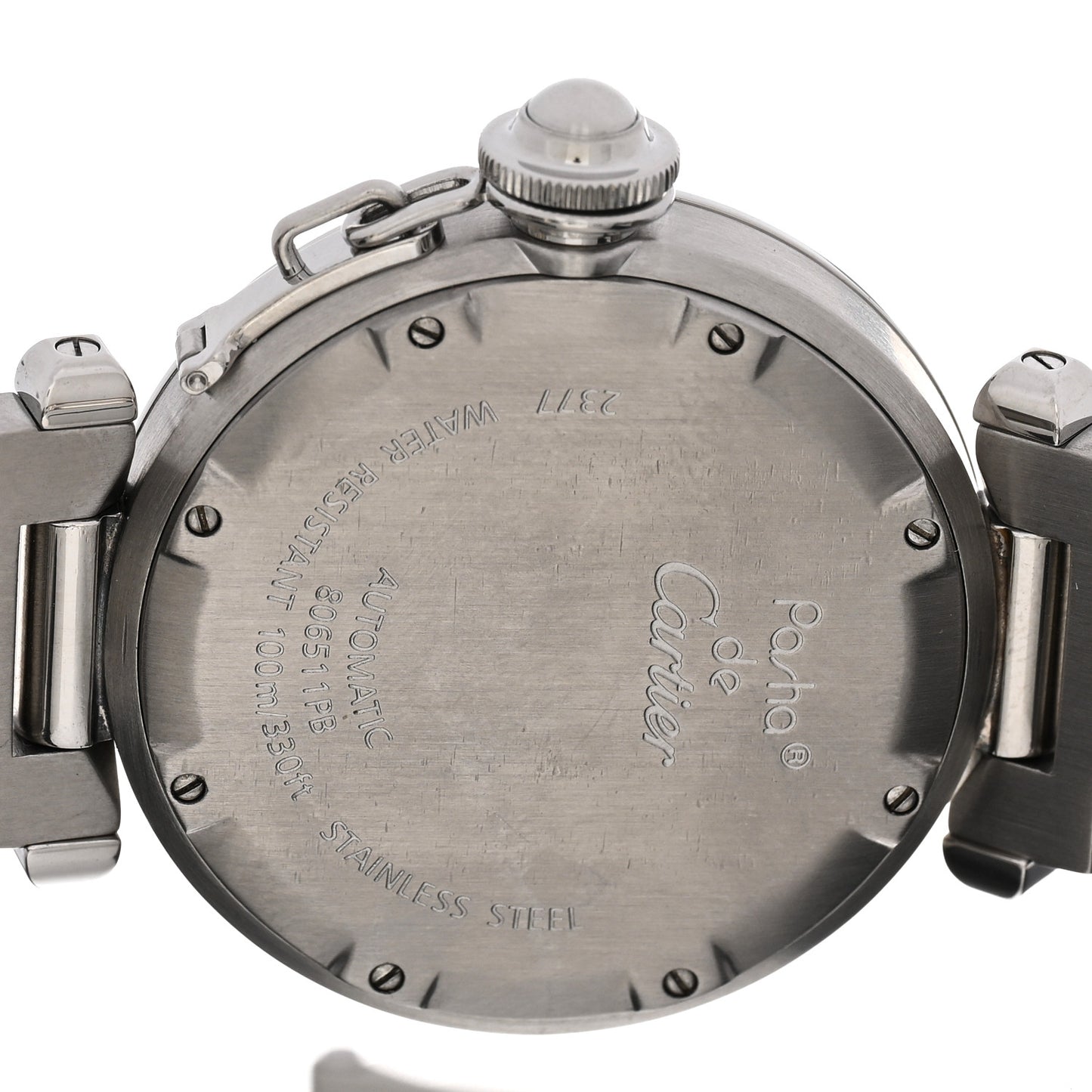 Stainless Steel 35mm Pasha GMT Automatic Watch