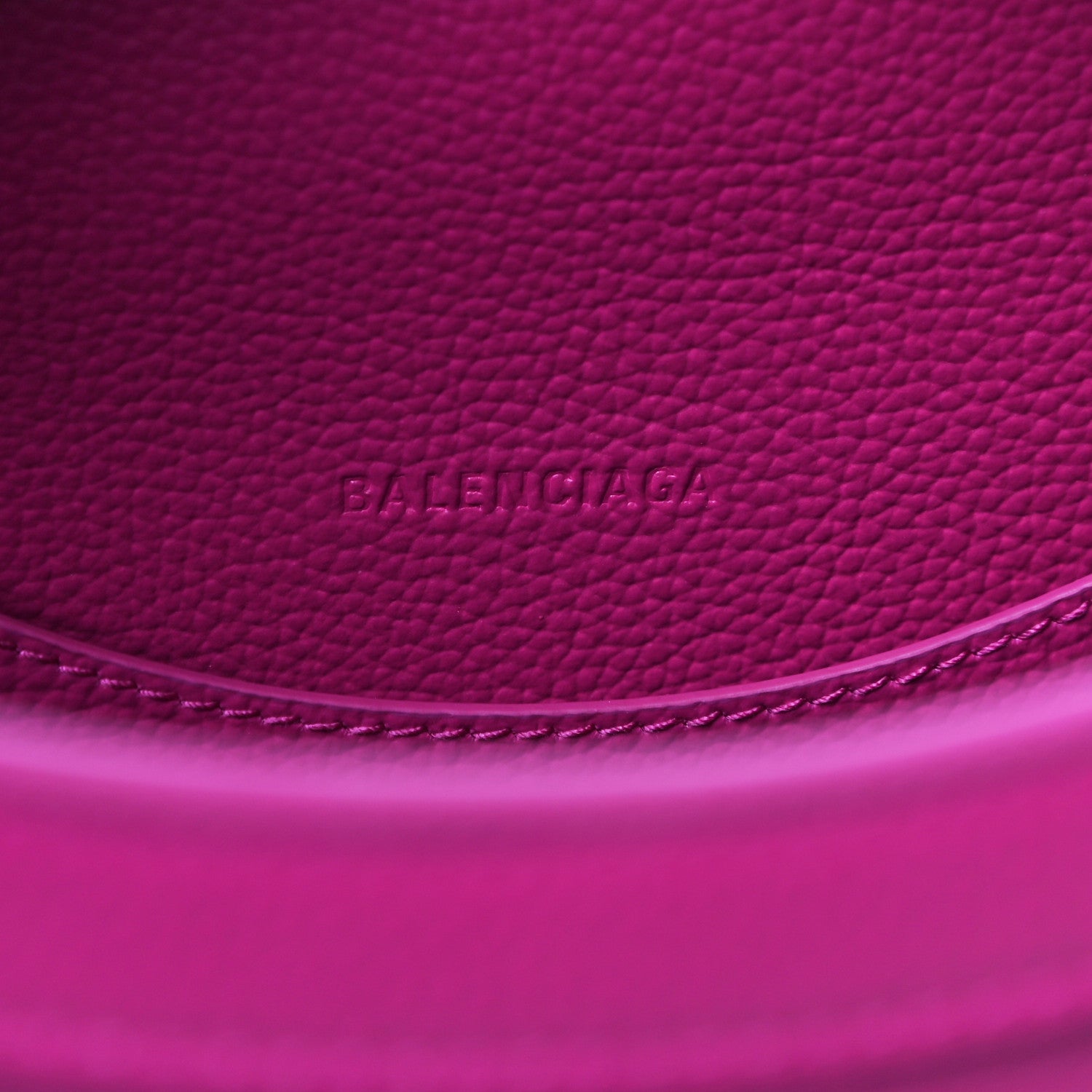 Balenciaga Grained Calfskin Neo Classic Silver Hardware S City Fuchsia 6 of 9