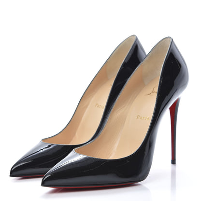 Christian Louboutin Patent Pigalle Follies 100 Pumps 41 Black 3 of 8