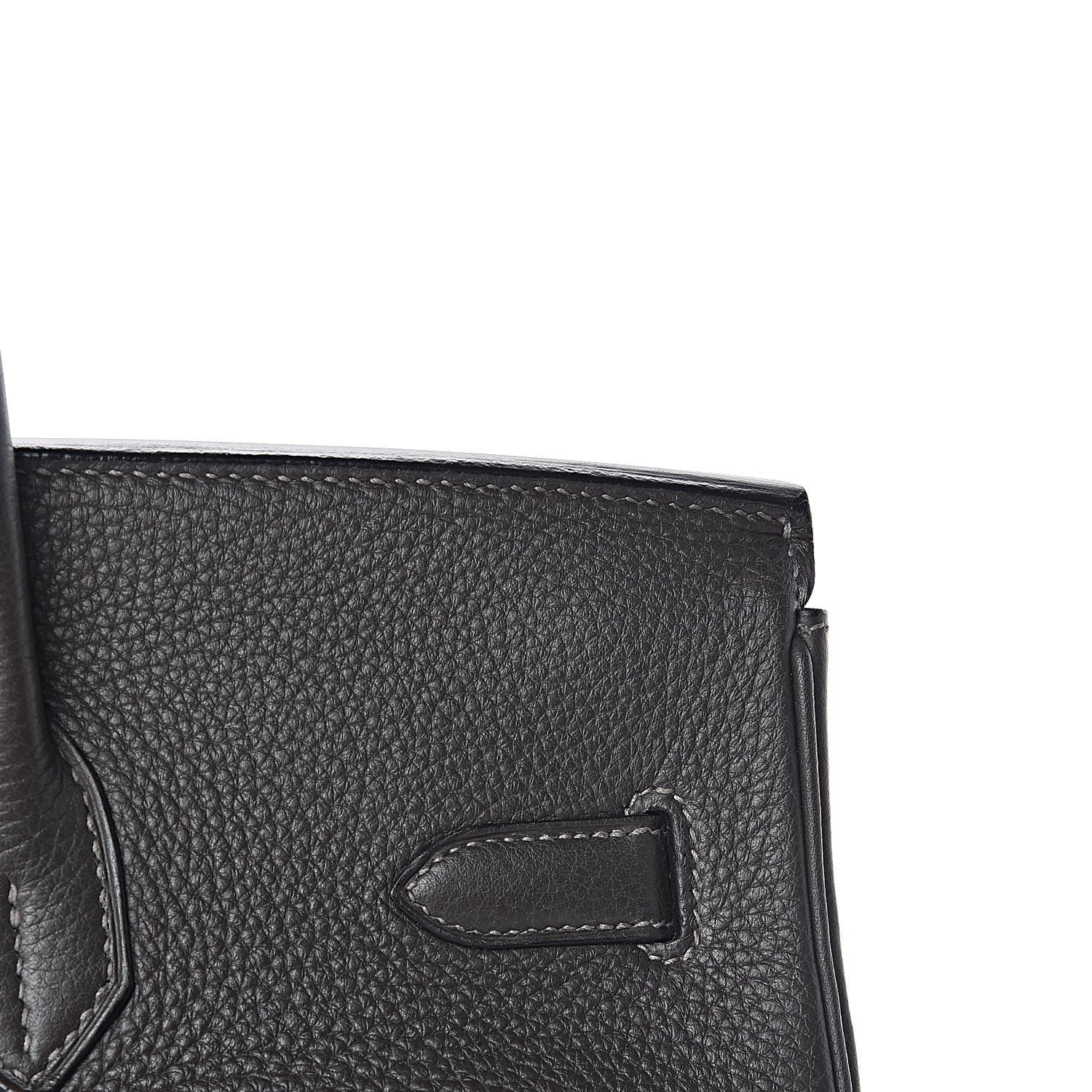 Hermes Taurillon Clemence Birkin 35 Graphite 29 of 37