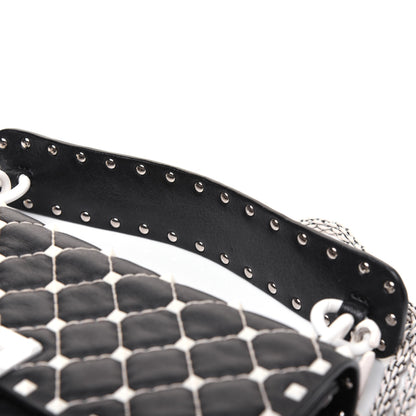 Valentino Garavani Lambskin Medium Free Rockstud Spike Shoulder Bag Black 21 of 23