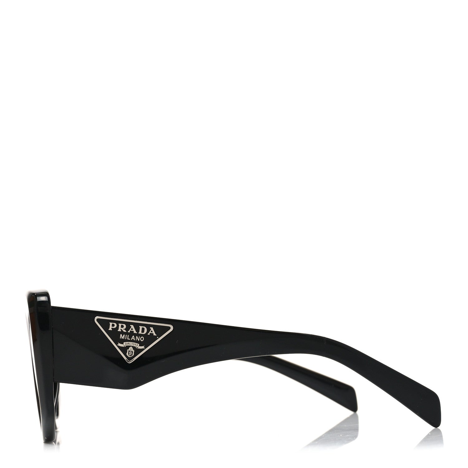 Prada Acetate Symbole Sunglasses SPR 14Z Black 3 of 6