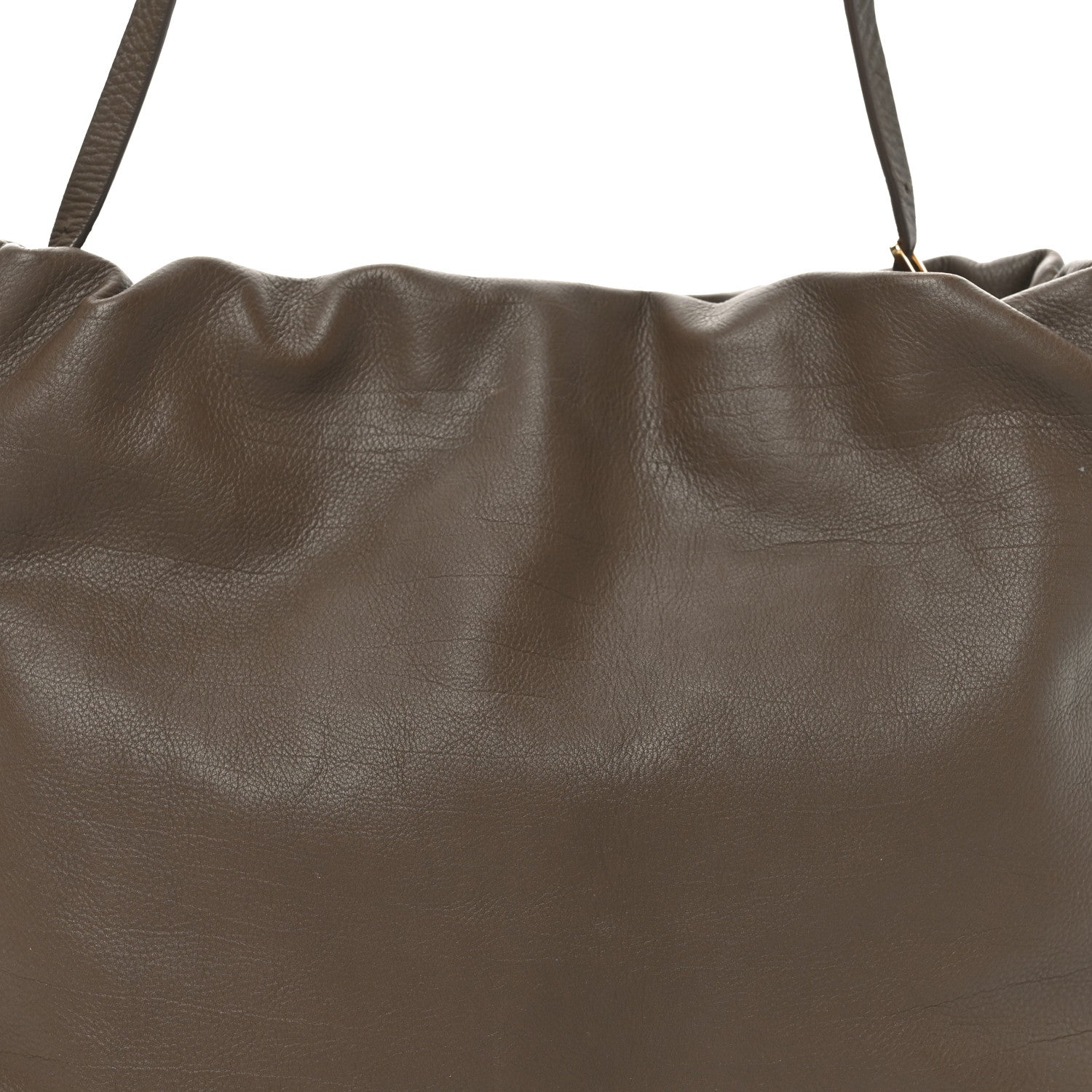 The Row Goatskin Bourse Bag Coppery Yellow Brown Melange 8 of 11