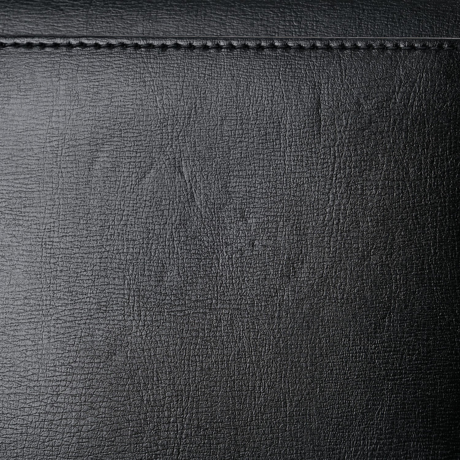 Saint Laurent Calfskin Medium Monogram Sunset Black 17 of 18