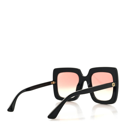 Gucci Acetate Crystal Oversize Sunglasses GG0148S Black 4 of 8