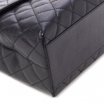 Chanel Caviar Quilted Jumbo Kelly Flap Black 6 of 11