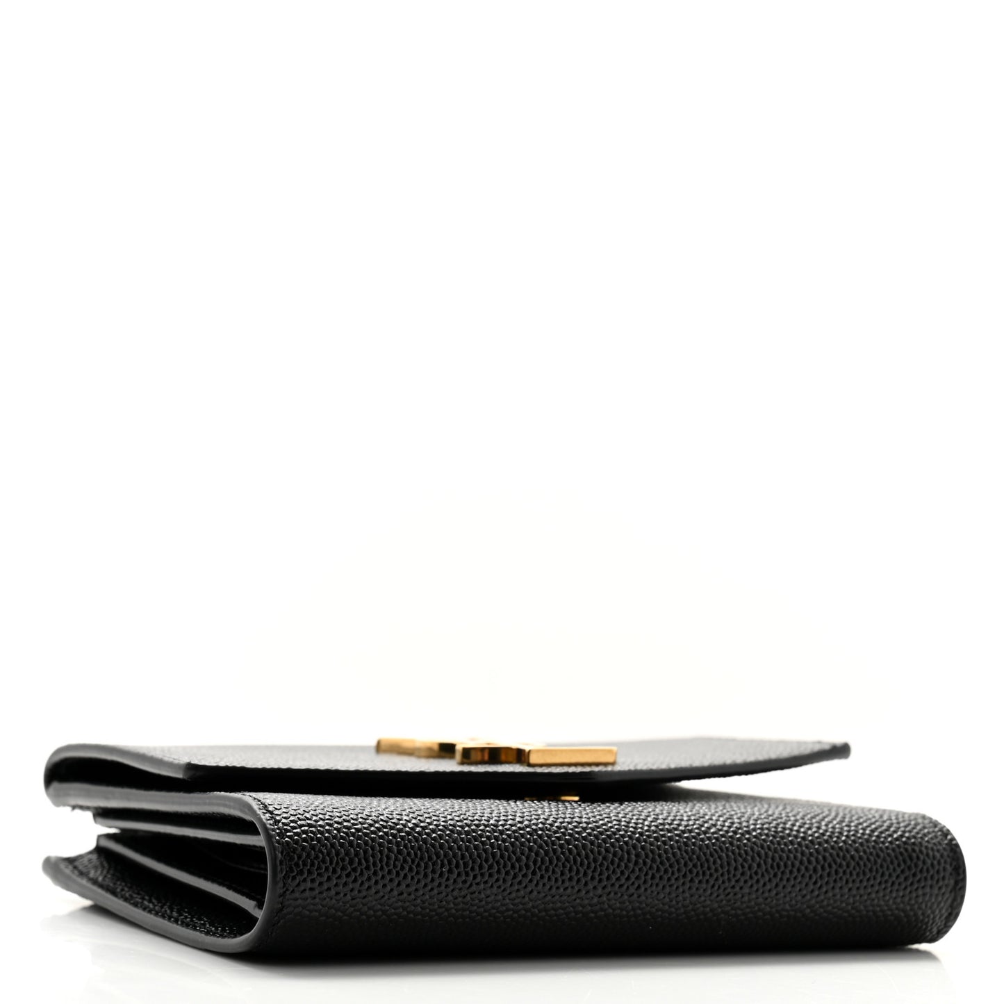 Grain De Poudre Monogram Bi-Fold Wallet Black