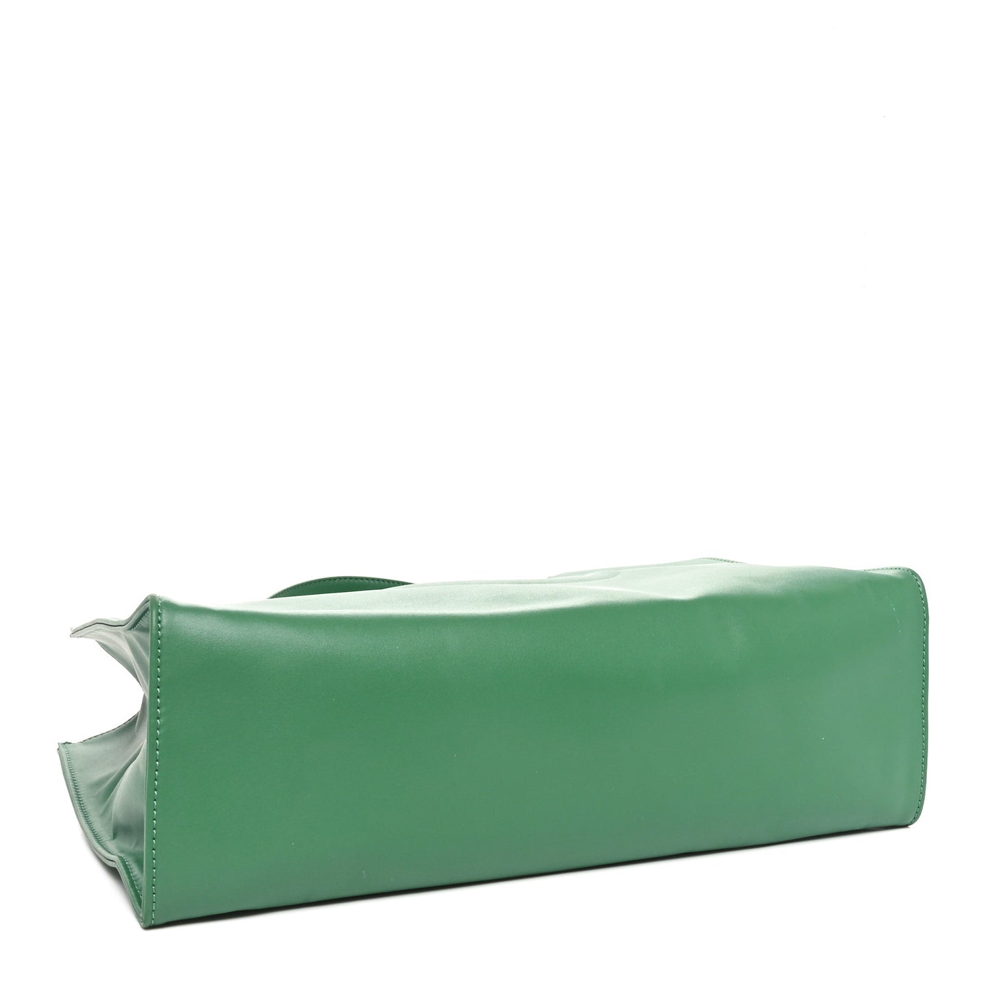 Vegan Leather Large Shopping Bag Greenscreen