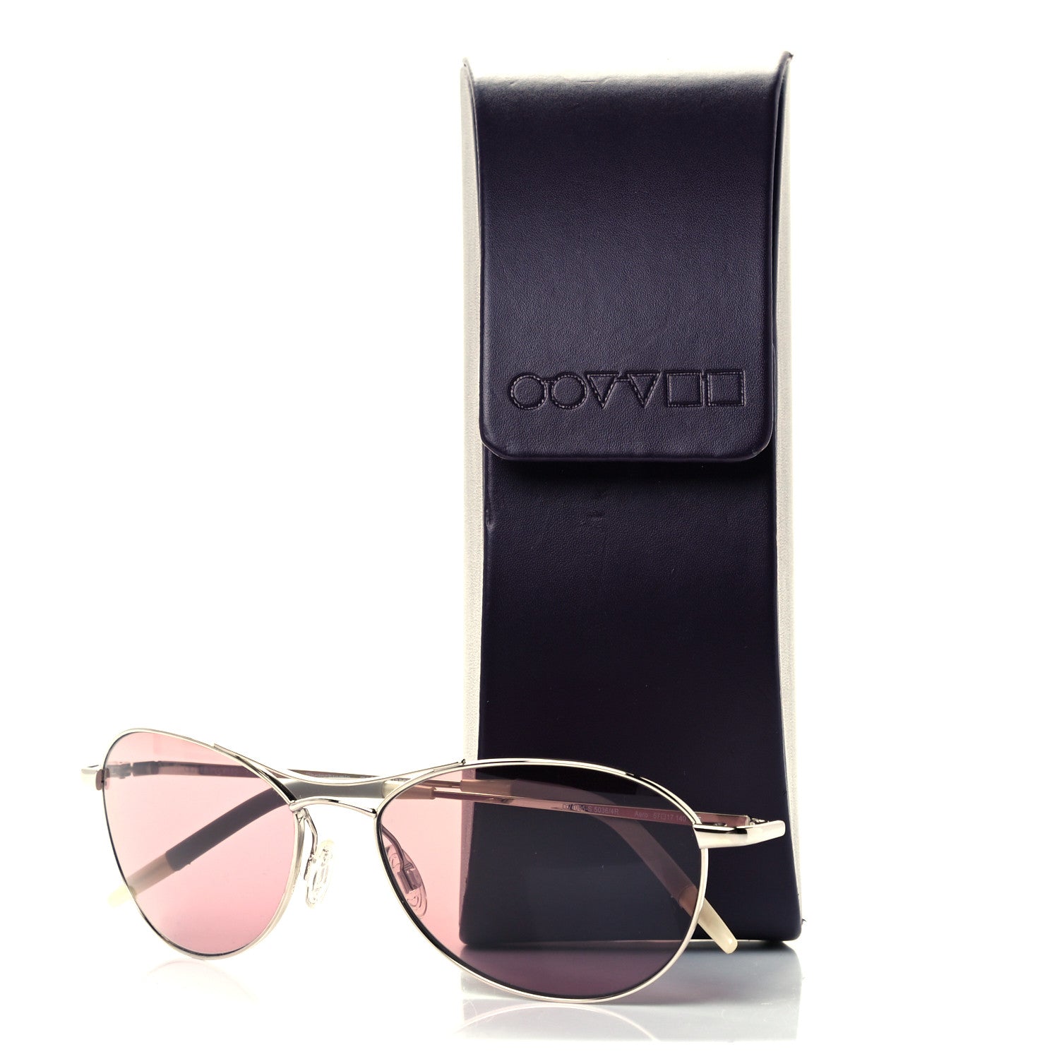 Oliver Peoples Aero Sunglasses Silver Pink 8 of 8