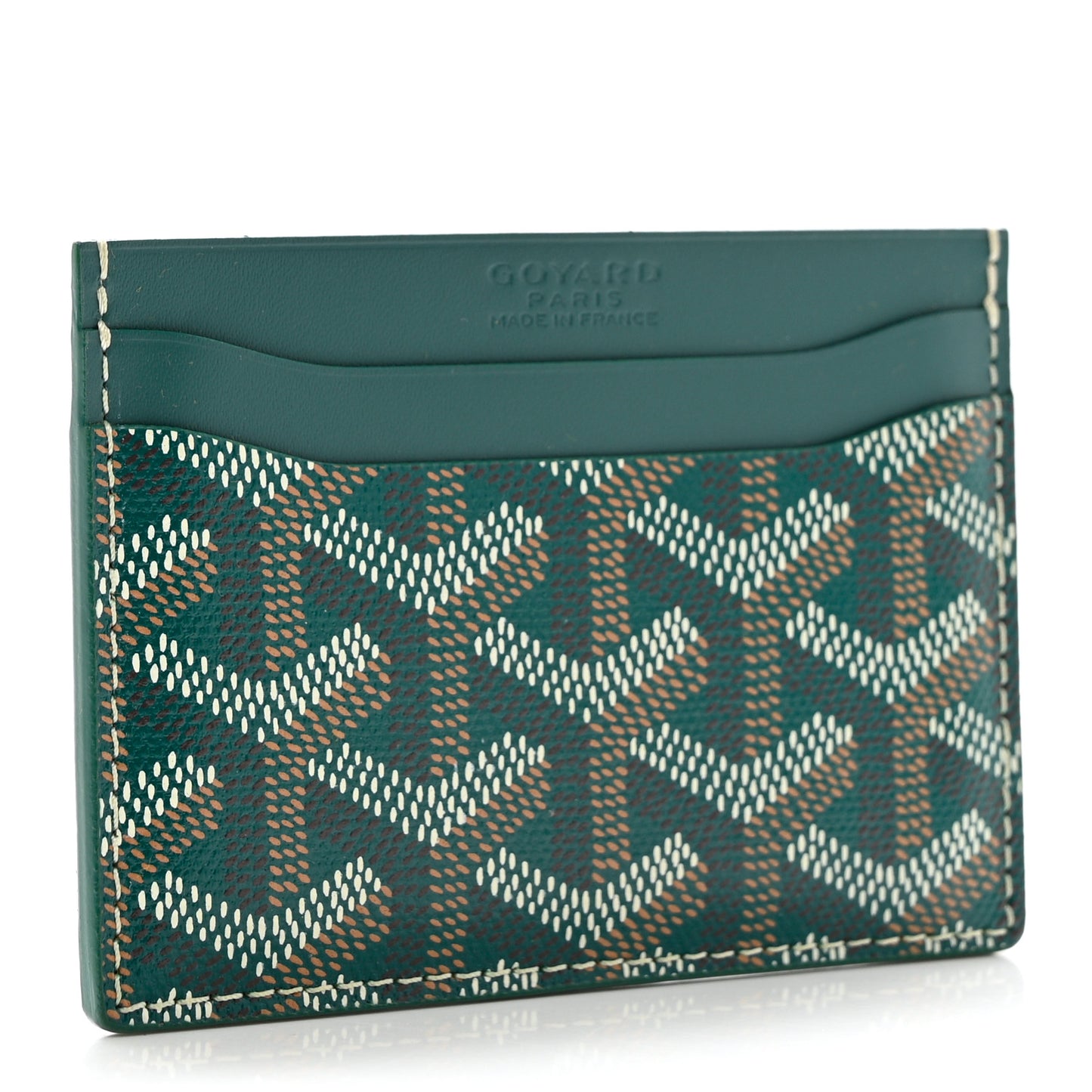 Goyardine Saint Sulpice Card Holder Green