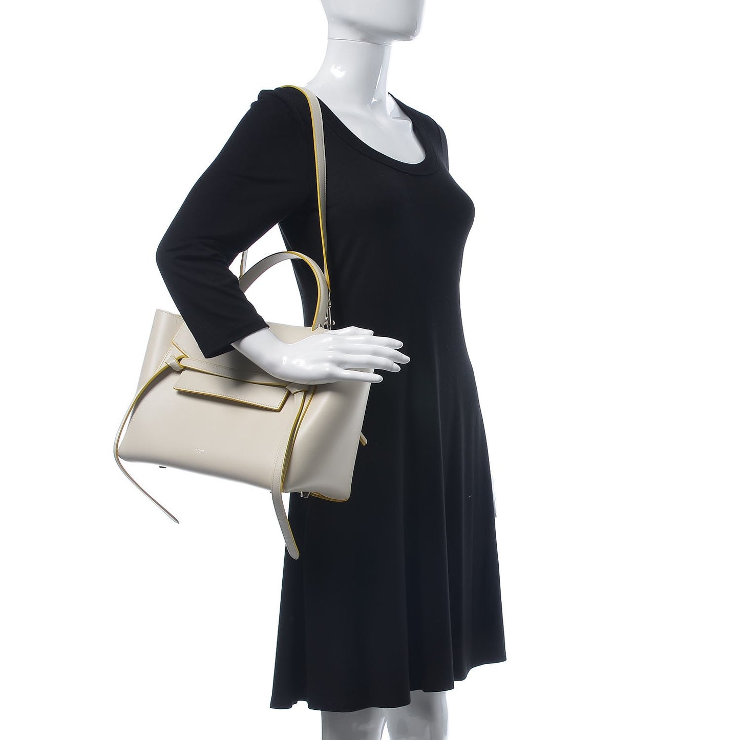 Smooth Calfskin Mini Belt Bag White