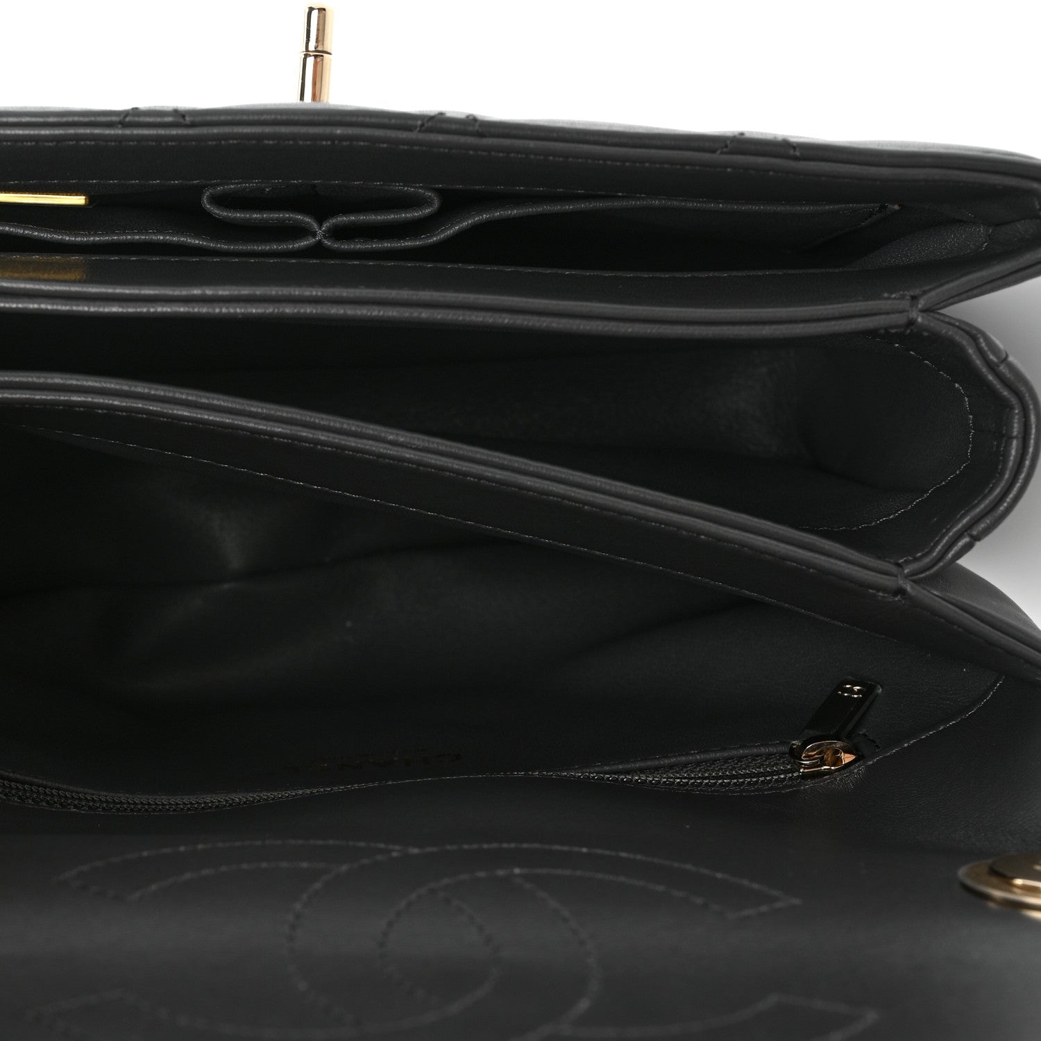 Chanel Lambskin Quilted Small Trendy CC Dual Handle Flap Bag Dark Grey 6 of 12