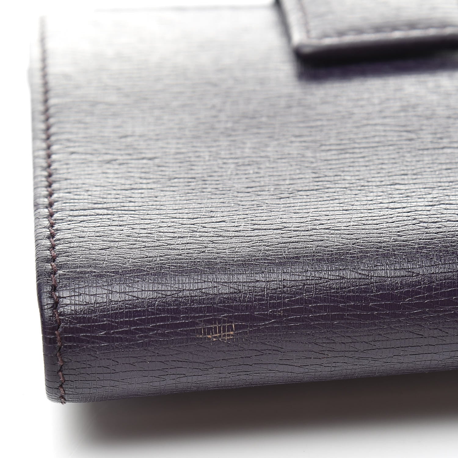 Gucci Calfskin Interlocking G French Flap Wallet Purple 8 of 9