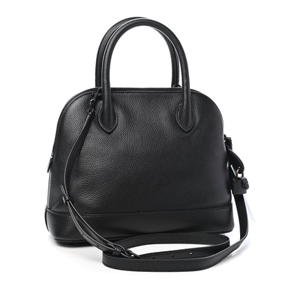 Balenciaga Supple Calfskin Rivet Small Ville Top Handle Bag Black 3 of 8