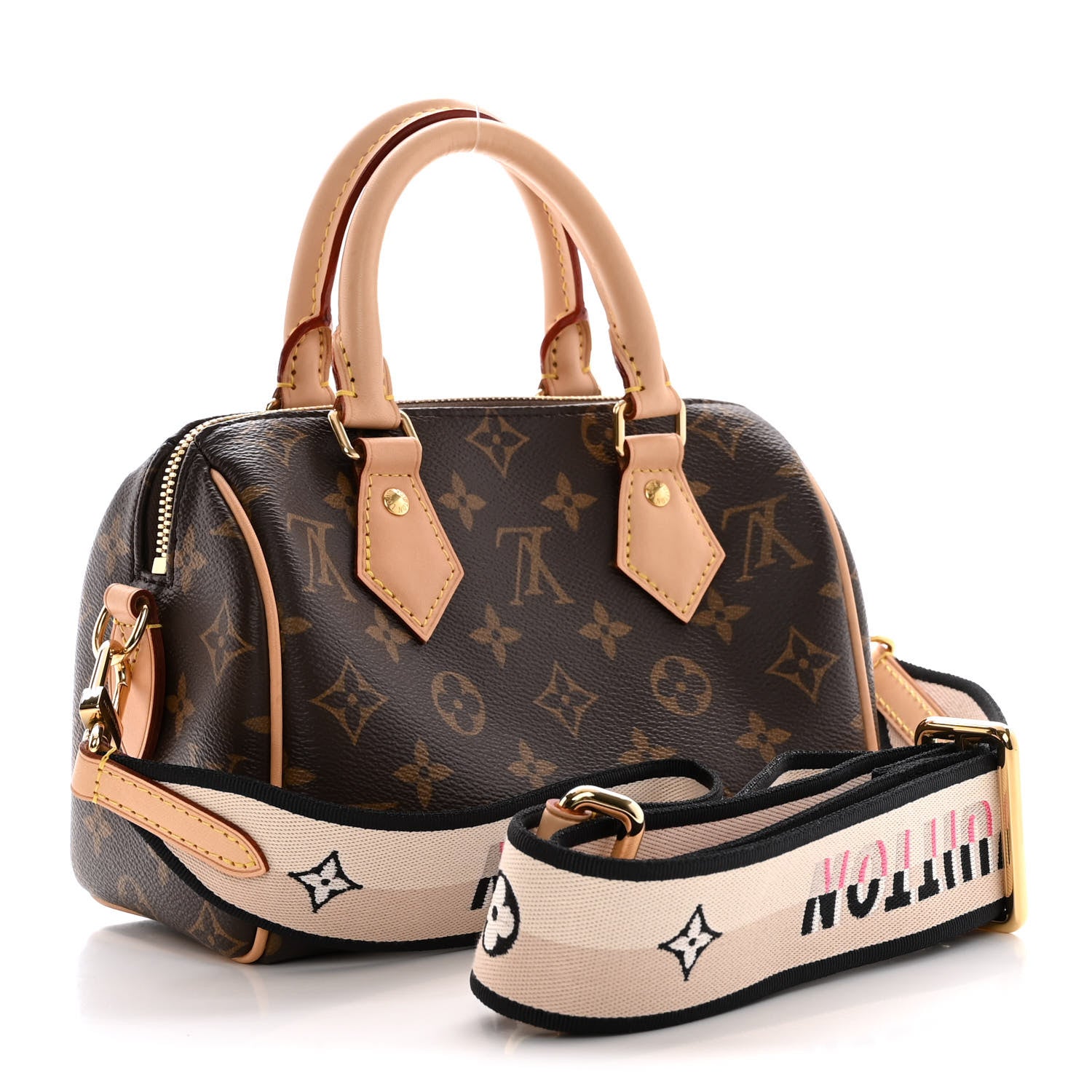 Louis Vuitton Monogram Speedy Bandouliere 20 Black 3 of 11