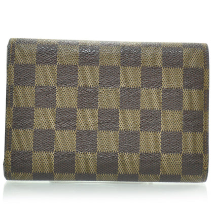Louis Vuitton Damier Ebene Porte Tresor Etui Papier Wallet 2 of 6