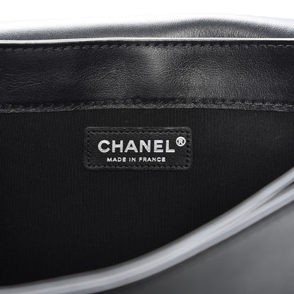 Chanel Calfskin Enchained Medium Boy Flap Black 6 of 7