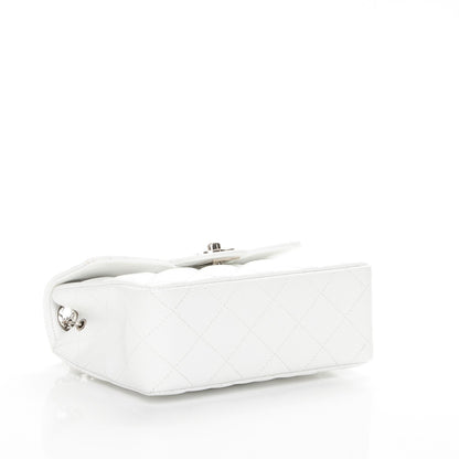 Chanel Caviar Quilted Mini Square Flap White 4 of 7