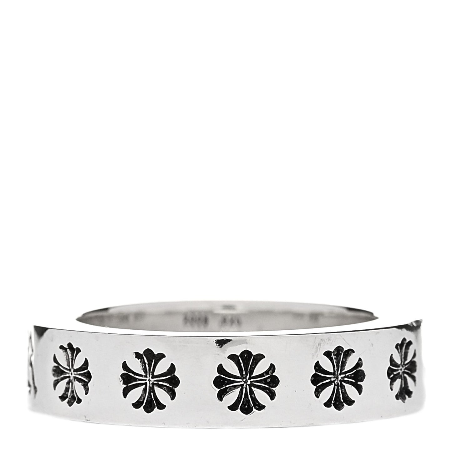 Sterling Silver Cross CH Forever Spacer Ring 60 9