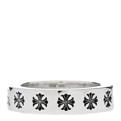 Chrome Hearts Sterling Silver Cross CH Forever Spacer Ring 60 9 3 of 4