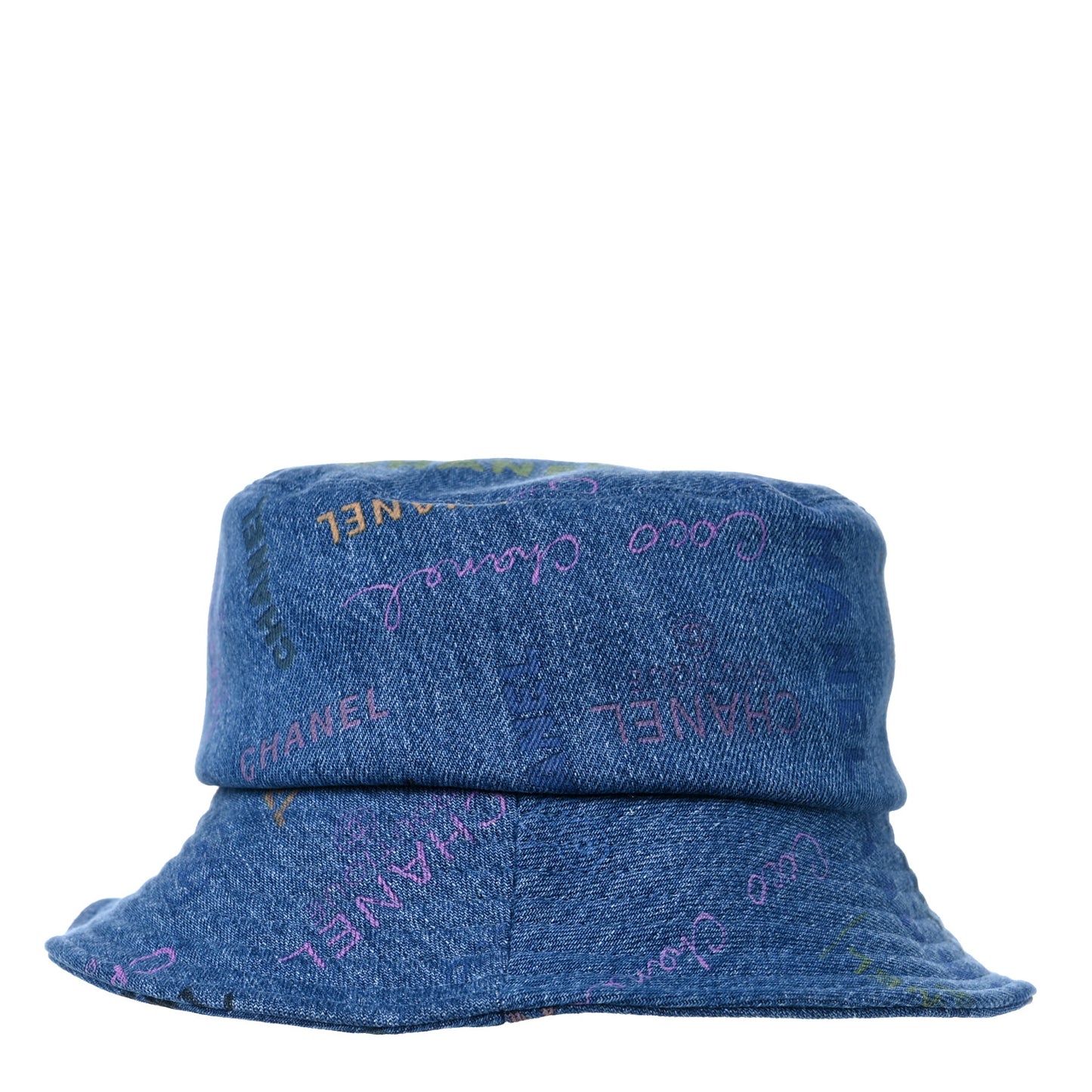 Denim Mood Cloche Bucket Hat S Blue