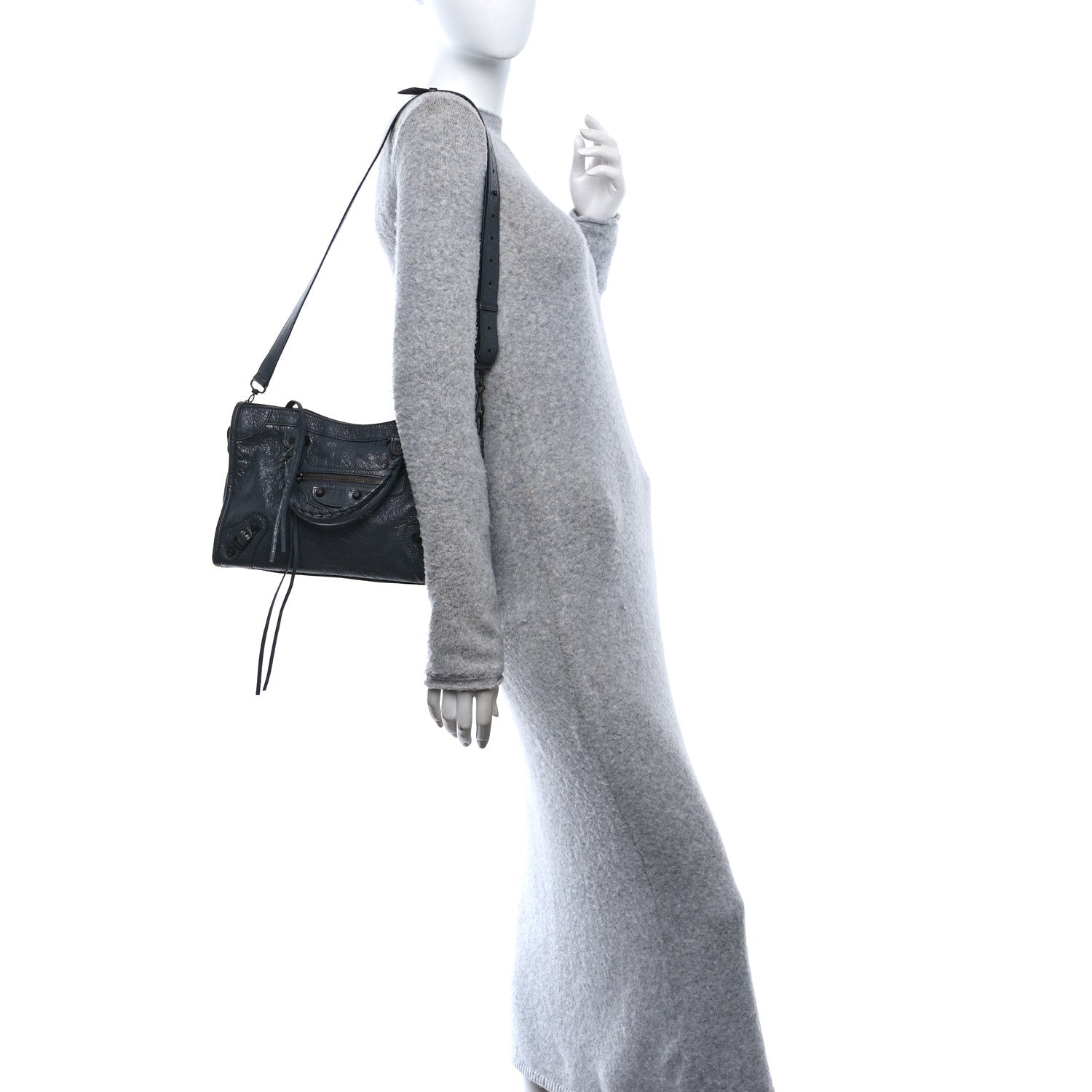 Balenciaga Agneau Arena Classic Hardware Small Le City Grey 2 of 10