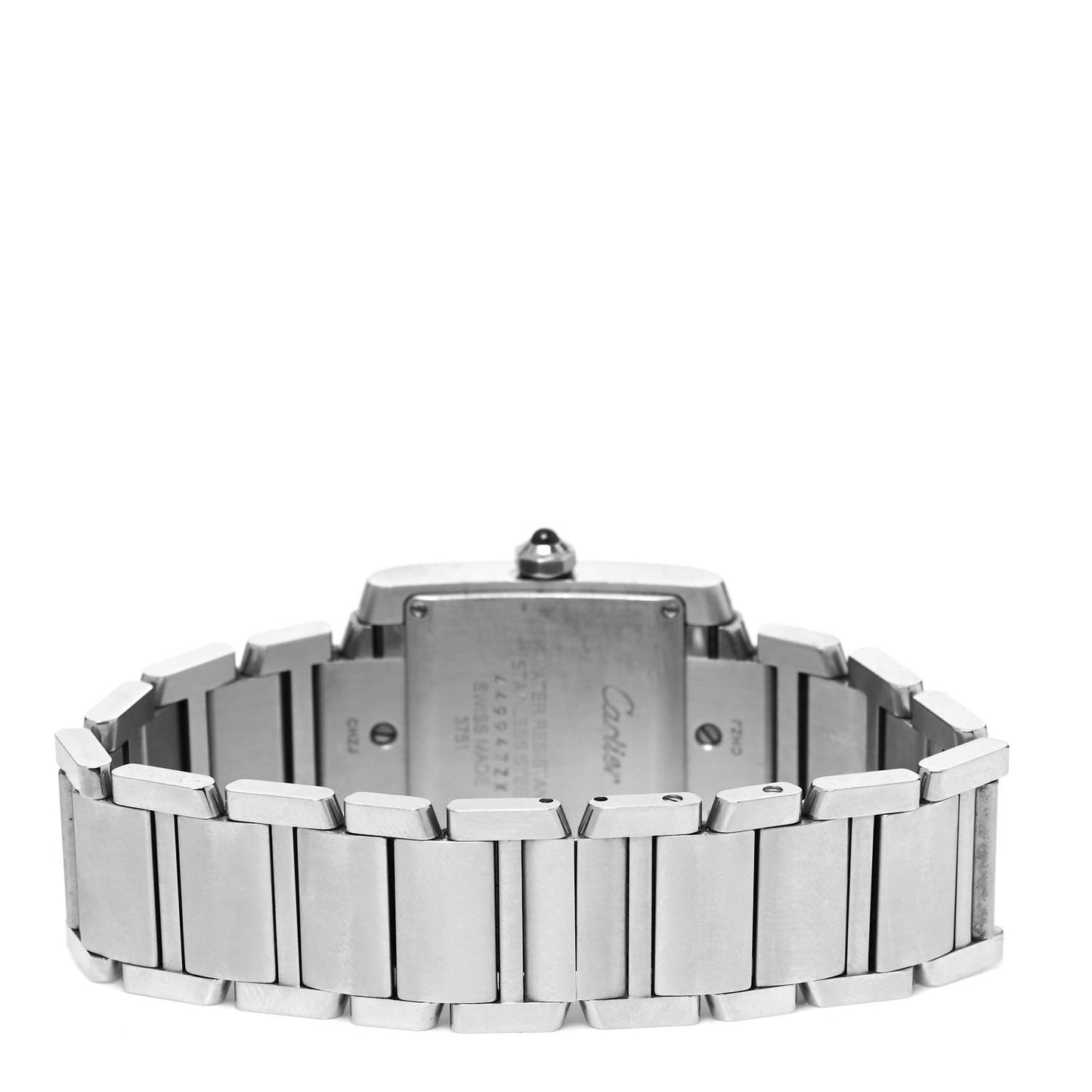 Stainless Steel 25mm Tank Francaise Quartz Watch