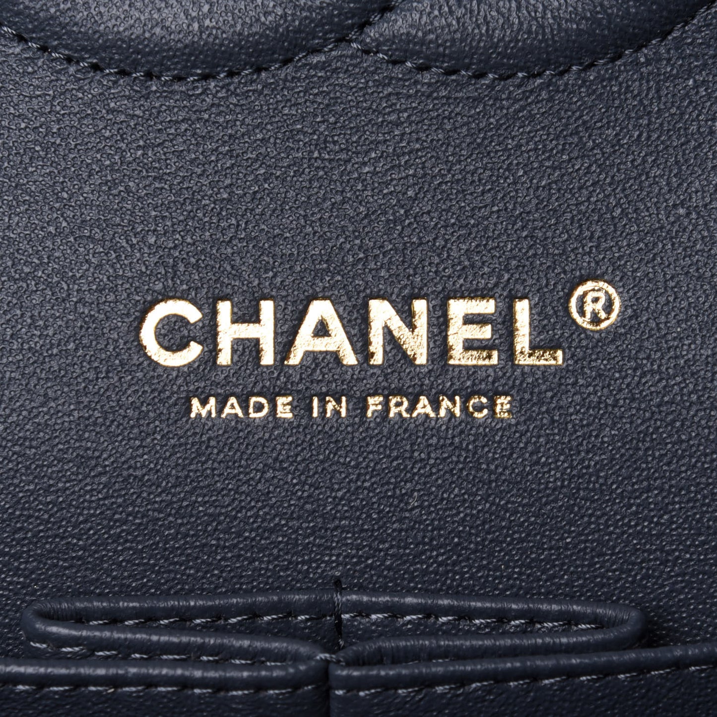 Caviar Quilted Medium Double Flap Dark Grey