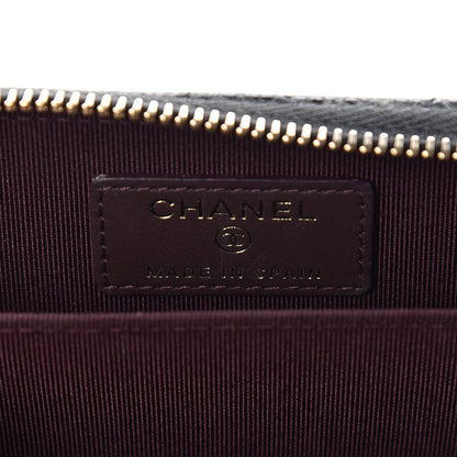 Chanel Caviar Quilted Zip Coin Purse Black 8 of 10