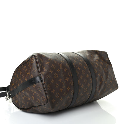 Louis Vuitton Monogram Macassar Keepall Bandouliere 45 3 of 4