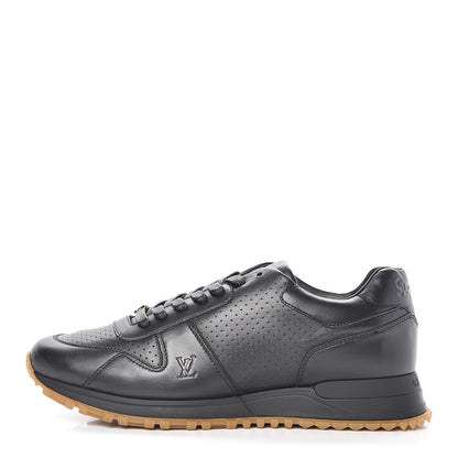 Louis Vuitton X SUPREME Calfskin Run Away Sneakers 7 Black 1 of 10
