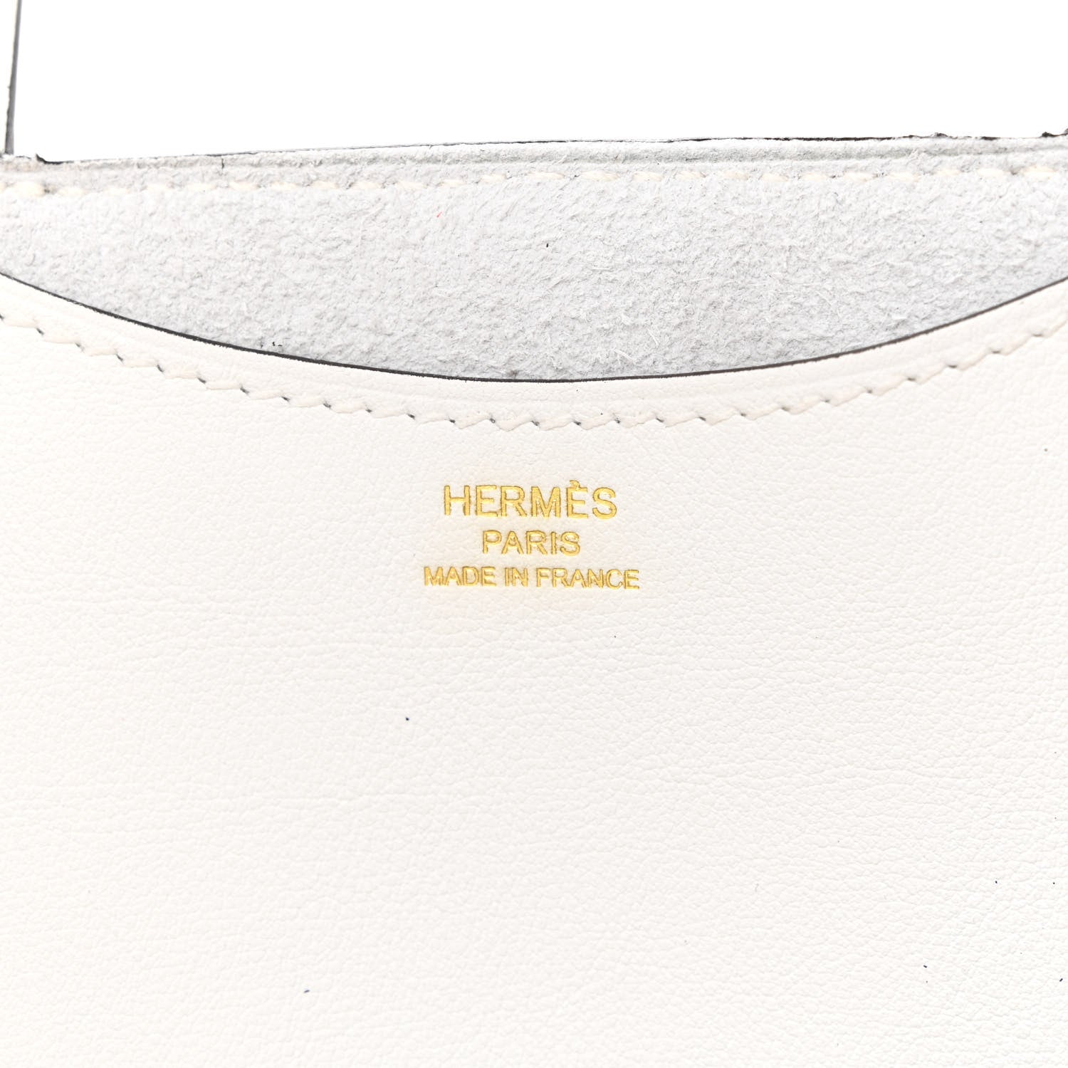 Hermes Taurillon Clemence Swift In-The-Loop 18 Bag New White 6 of 11