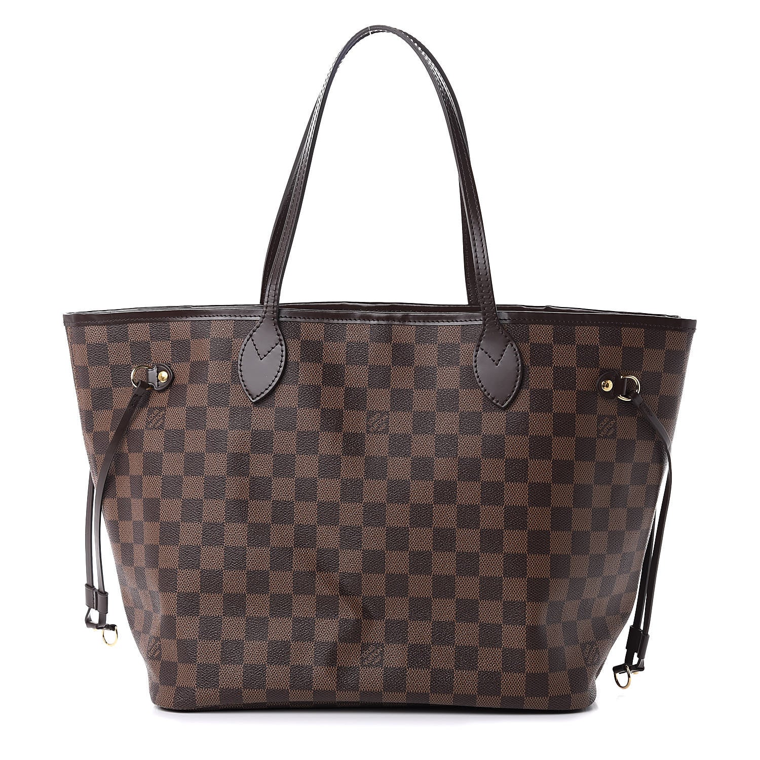 Louis Vuitton Damier Ebene Neo Neverfull MM Rose Ballerine 1 of 10
