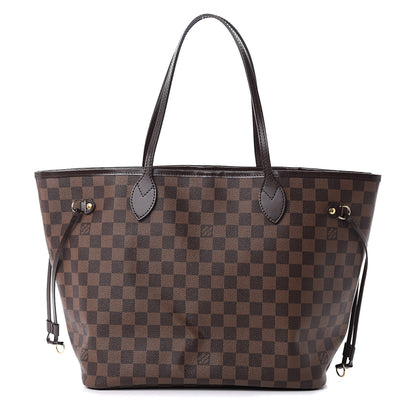 Louis Vuitton Damier Ebene Neo Neverfull MM Rose Ballerine 1 of 10